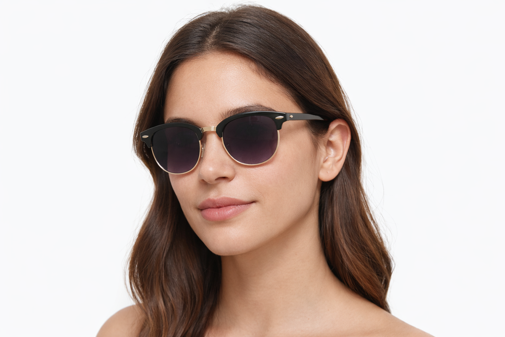 RETRO SUNGLASSES GOLD